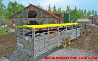 Мод "Joskin Betimax RDS 7500 v.4.0" для Farming Simulator 2015.