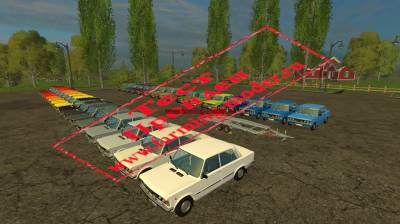 Мод"Fiat 125p and Gun carriageith v1.0" для Farming Simulator 2015