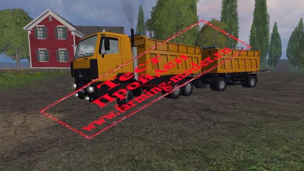 Мод"МАЗ 6501 и прицеп" для Farming Simulator 2015