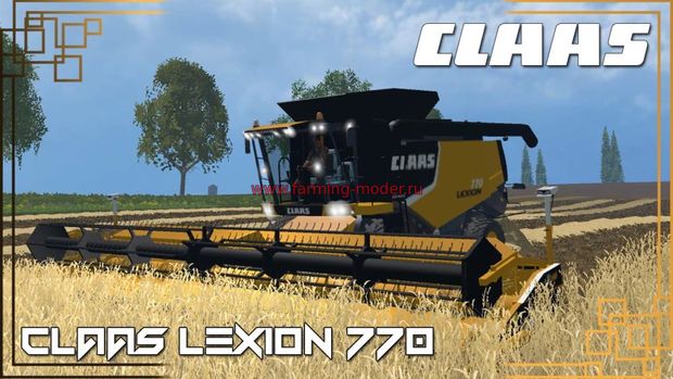Мод "CLAAS LEXION 770 / 770 TERRA TRAC V1.0 " для Farming Simulator 2015