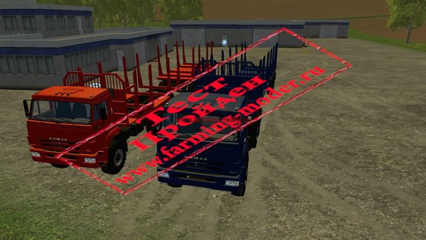 Мод"Kamaz_wood_auto" для Farming Simulator 2015
