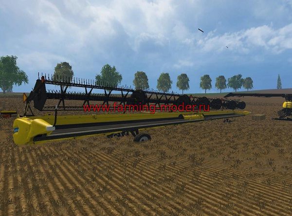 Мод "NEW HOOLAND CUTTER 38M V 3.0" для Farming Simulator 2015