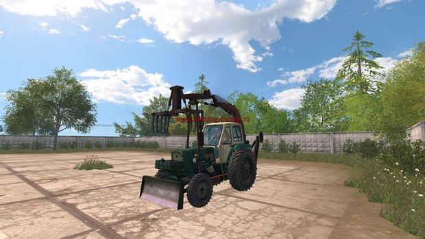 Мод"ЮМЗ 6Л грейфер" для Farming Simulator 2015