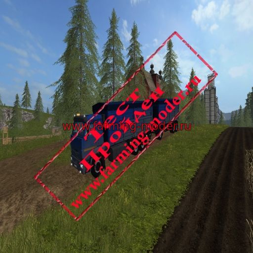 Мод"FS17_kamaz65221_Pricep" для Farming Simulator 2017