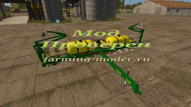 Мод"JD_1760_12Row" для Farming Simulator 2017