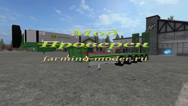 Мод "FS17_DOLL_Panther_JD_Green.zip" для Farming Simulator 2017