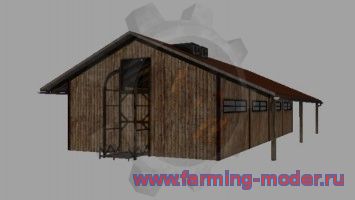 Мод "Halle Mit Ballenlift" FarmingSimulator2015