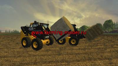 Мод "JCB 260 Skidsteer Bale" для Farming Simulator 2015