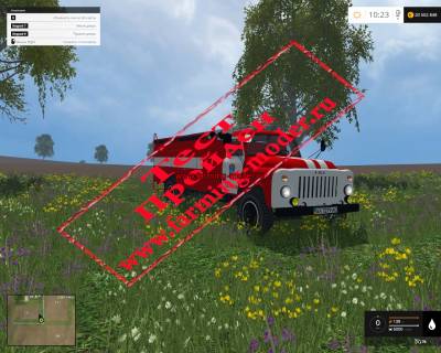 Мод "GAZ 53 POZHARKA TRUCK V1.0" для Farming Simulator 2015