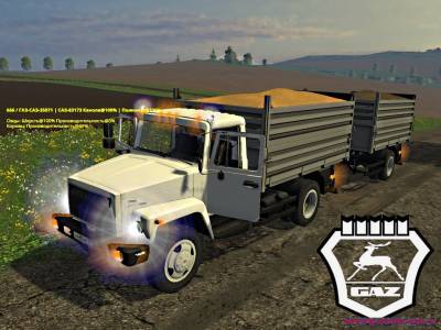 Мод "GAZ-SAZ-35071 & SAZ-83173 v3.0" для Farming Simulator 2015