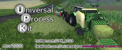 Мод "AAA_UniversalProcessKit V0.9.8" для Farming Simulator 2015