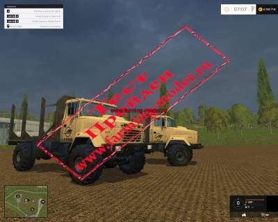 Мод "КРАЗ 5131 Лесовоз V 1.1" для Farming Simulator 2015