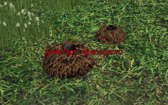 Мод "Placeable_mole and hill" для Farming Simulator 2015