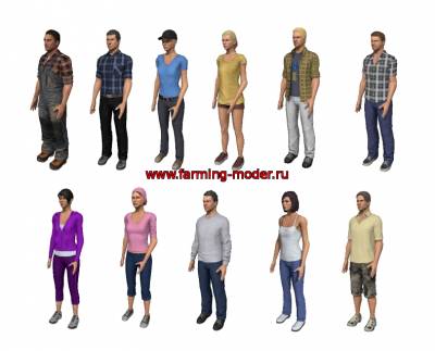 Мод "Смена персонажа V 0.2.0" для Farming Simulator 2015