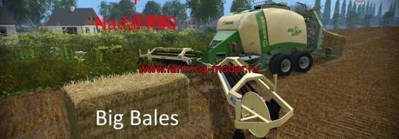 Мод "KRONE BIGPACK 12130 AND NADAL R90 V1.0" для Farming Simulator 2015