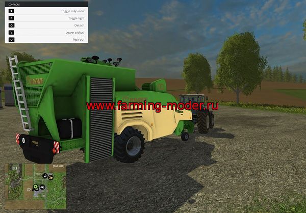 Мод "KRONE PREMOS 5000 V1.0 BHM" для Farming Simulator 2015