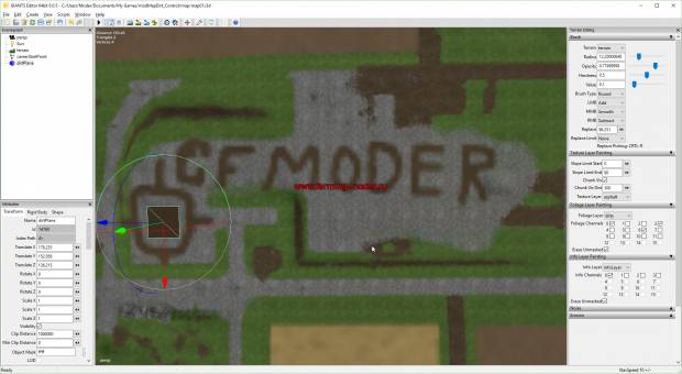 Мод "modMapDirt_Control" для Farming Simulator 2015