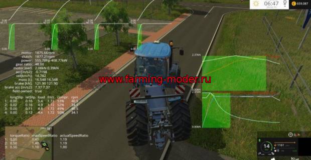 Мод "NEW HOLLAND T9.560 REAL ENGINE" для Farming Simulator 2015