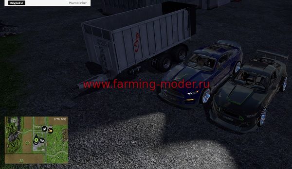 Мод "FORD MUSTANG PACK V1.0" для Farming Simulator 2015