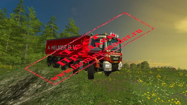 Мод"MAN_aHelmerBV" для Farming Simulator 2015