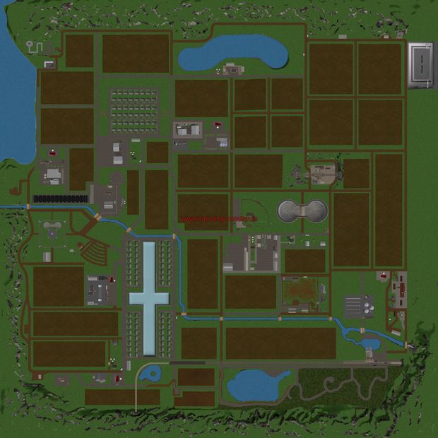 Мод "South Haven Map v1.0" для Farming Simulator 2015