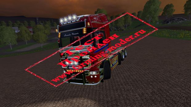 Мод"Scania_8x4" для Farming Simulator 2015