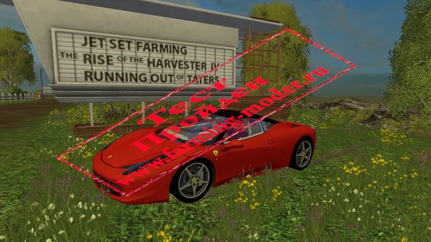 Мод"Ferrari_458_Italia" для Farming Simulator 2015