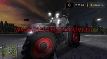 Мод "FENDT 900 BLACK BEAUTY V1.0" для Farming Simulator 2017