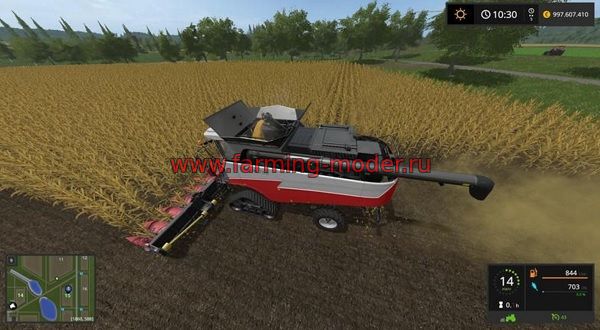 Мод "ROSTSELMASH TORUM 760 V1.0" для Farming Simulator 2017