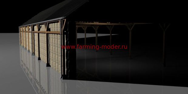 Объект I3D "BUILDINGSTRAW V 1.1" для FS-2017