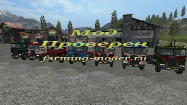 Мод "FS17_Kenworth_K100_1978_Pack.zip" для Farming Simulator 2017