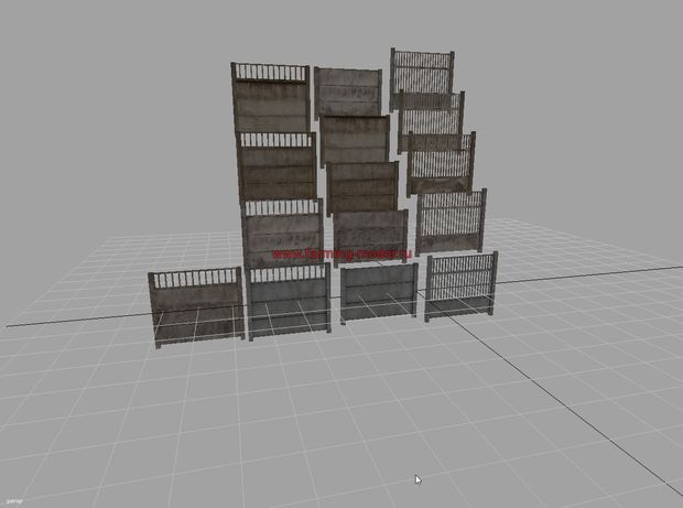 Объект I3D "FENCE PACK 2 V 1.1" для FS-2017