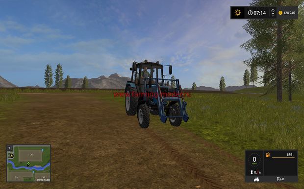 Мод "MTZ_82_1_kun+ insthument" для Farming Simulator 2017