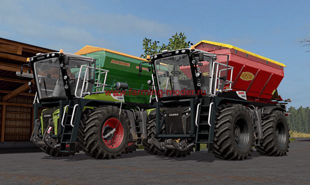 Мод "Claas Xerion 4000 Saddle Trac V 1.0" для Farming Simulator 2017