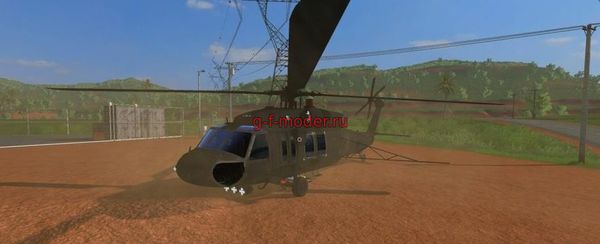 Мод "IKORSKY UH-60 BLACK HAWK V2.0" для FS-2017