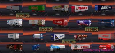 Euro Truck Simulator 2 "Сборник тяжелых прицепов v1.17"