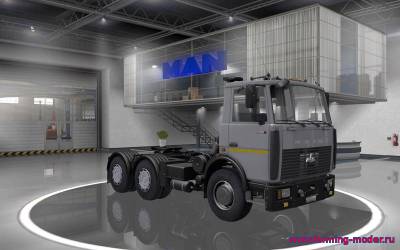 Мод Маз 6422 + интерьер v1.0 для Euro Truck Simulator 2