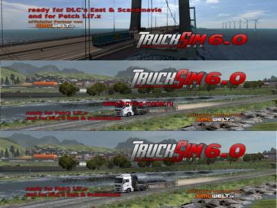 Мод TruckSim Map v6.0 Fixed для Euro Truck Simulator 2
