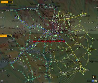 HUNGARY_MAP_byFrank007_0.9.25 для Euro Truck Simulator 2