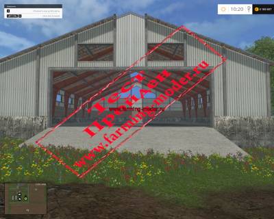 Мод "PLACEABLE POLE BARN01 BUILDING" для Farming Simulator 2015.