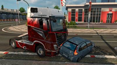 Мод для Euro Truck Simulator 2 No Damage + Free Tollgate