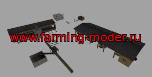 Мод "Sawmill V 1.0 Building" для Farming Simulator 2015