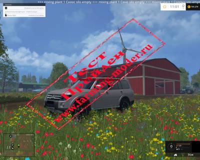 Мод "MITSUBISHI PAJERO FULL V1.0 CAR" для Farming Simulator 2015
