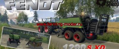 Мод "Fendt +1290 S XD" для Farming Simulator 2015