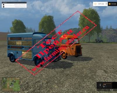 Мод "Citroen H Type - Viehtransporter und Pritschenwagen" для Farming Simulator 2015