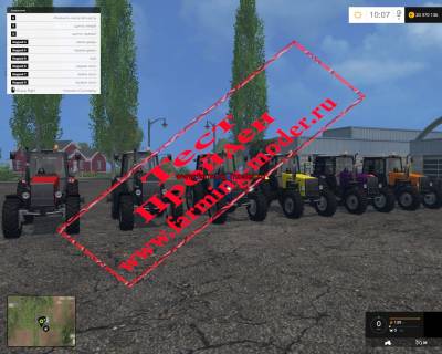 Мод "Belarus MTZ 1221 Tractor v 2.0" для Farming Simulator 2015