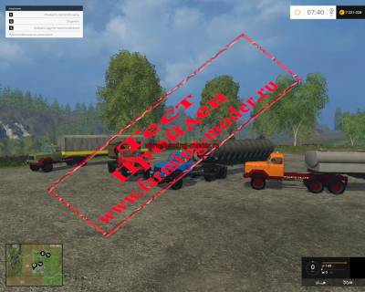 Мод "Magirus 200D26 truck tractors v1.0" для Farming Simulator 2015