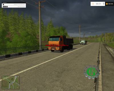 Мод "Русский трафик на Сосновку" для Farming Simulator 2015