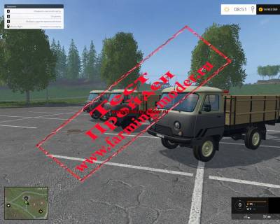 Мод " УАЗ 452Д и прицеп" для Farming Simulator 2015