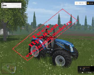 Мод "NewHolland T4 No Roof Tractor V 1.0" для Farming Simulator 2015